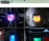 Solar strobe light with motion detector solar alarm light
