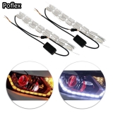 Crystal flexible running drl light for all cars
